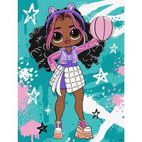 Картина за номерами L.O.L. Surprise! Tweens Skate Dance Hoops Cutie 30х40 Ідейка (KHO1211)