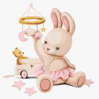 Картина за номерами Захоплюючі ігри tanya_bonya 30х30 Ідейка (KHO2409)