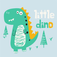 Розпис на полотні Little dino 30х30 см АРТ-КРАФТ (15008-AC)