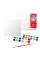 Картина за номерами Літо Лисичка з морозивом 25х25 см Ідейка (KHO1254)