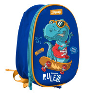 Рюкзак детский 1Вересня K-43 Dino rules синий (552279)
