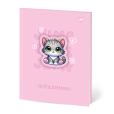 Щоденник шкільний PU твердий Cute kitten А5 40 аркушів Yes (911393)
