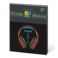 Щоденник шкільний PU інтегральний Headphones А5 40 аркушів Yes (911620)