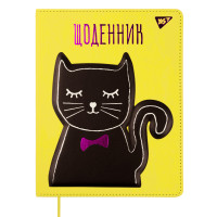 Дневник школьный YES PU твердый Cat. Gentlecat (911398)