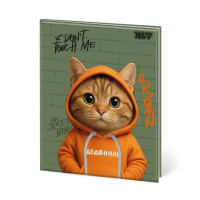 Щоденник шкільний Yes Urban Cat A5 40 аркушів PU твердий (911694)