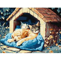 Картина за номерами Тихий час 30х40 см Ідейка (KHO6695)