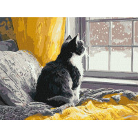 Картина за номерами Мелодія тихого дня art_selena_ua 30х40 Ідейка (KHO6865)