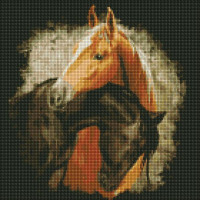 Алмазная мозаика на подрамнике Грациозная красота 30х40 (AMO7206)