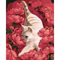 Картина по номерам Игривая кошка ©Kira Corporal 40х50 Идейка (KHO4347)