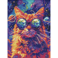 Алмазна мозаїка Зоряні окуляри art_selena_ua 30х40 Ідейка (AMO8088)