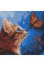 Алмазна мозаїка Котик та метелик art_selena_ua 30х30 Ідейка (AMO20076)