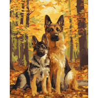 Картина за номерами Лісові друзі art_selena_ua 40х50 Ідейка (KHO6844)