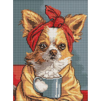 Алмазна мозаїка Чудова кава art_selena_ua 30х40 Ідейка (AMO8168)