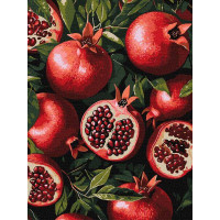 Картина за номерами Гранат у розрізі art_selena_ua 30х40 Ідейка (KHO5731)