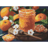 Алмазна мозаїка Мандаринове варення 30х40 см Ідейка (AMO8128)