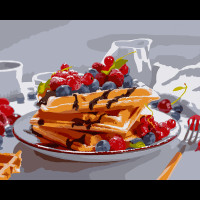 Картина за номерами Вишукана вечеря 40*50 см. SANTI (954509)