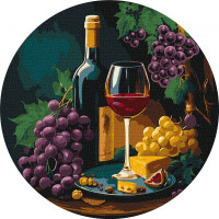 Картина за номерами Вишукана дегустація art_selena_ua Идейка d39 (KHO-R1009)