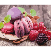 Картина за номерами Малиновий настрій 40х50 Ідейка (KHO5563)