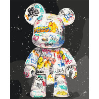 Картина за номерами Bearbrick 40*50 см Origami (LW32320)
