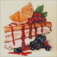 Алмазная мозаика Цитрусовое счастье 40х40 Идейка (AMO7133)