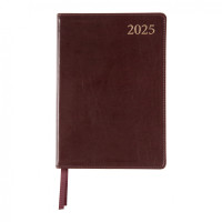 Ежедневник А5 Leo Planner датированный 2025 темно коричневый 368 стр (252538)