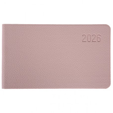 Щотижневик 10х17см Leo Planner датований 2026 "Monaco", м'який, ліловий, 128 сторінок (252655)