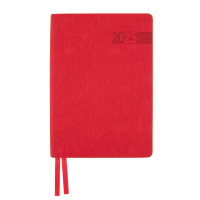 Щоденник А5 Leo Planner датований 2025 Boss червоний 368 стор (252516)