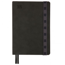 Щоденник-діловий записник А5 Leo Planner датований 2026 "Voyage", м'який, графітовий, 368 сторінок (252695)