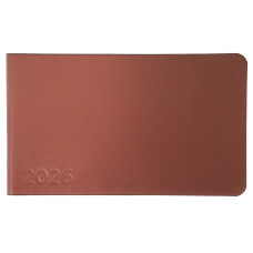 Щотижневик 10х17 см Leo Planner датований 2026 "Choco", м'який, 128 сторінок (252716)
