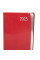 Ежедневник А5 Leo Planner датированный 2025 красный 368 стр (252537)