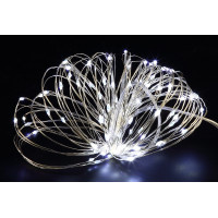 Гірлянда світлодіодна нитка Novogod'ko на мідн. дроті, 100 LED, холодн.білий,10 м,статичне (973783)