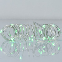 Електрогірлянда Yes! Fun Нитка на мідному дроті 20 LED зелена, 2 м статична батарейки (975026)