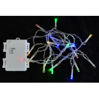 Электрогирлянда Yes Fun уличная 15 LED лампочек молочно-белая 16 м. 1 реж.мигания п 801130