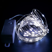 Гирлянда светодиодная нить Novogod'ko на медн. провол., 100 LED, холодный белый, 10 м, 8 (973786)