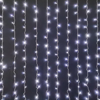 Электрогир. штора Novogod'ko 238 LED холодный белый 2*2 м 8 реж. коннектор (973768)