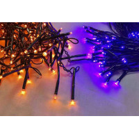 Електрогірлянда Novogod'ko 100 LED помаранч.+фіолетовий 5м 8 режимів (801178)