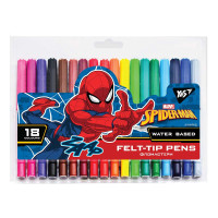 Фломастеры YES 18 цветов Marvel.Spiderman (650497)