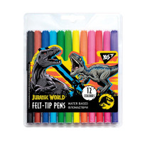 Фломастери YES 12 кольорів Jurassic World (650482)