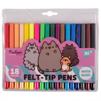 Фломастери Yes 18 кольорів Pusheen friends (650550)