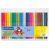 Набір фломастерів Centropen Washable 24 штук (7790/24)