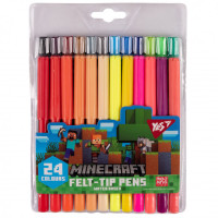 Фломастеры Yes 24 цвета Minecraft (650554)