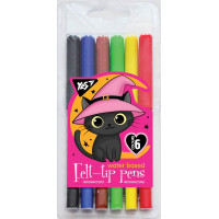 Фломастери YES 6 кольорів Little Witch (650426)
