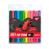 Фломастеры YES 12 цветов Race legend (650480)