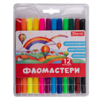 Фломастери 12 кольорів 1 Вересня (650547)
