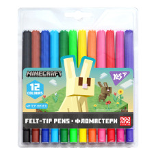 Фломастери Yes 12 кольорів Minecraft.Spring (650585)