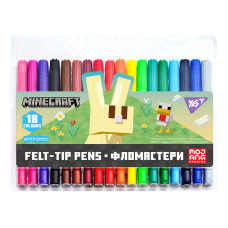 Фломастери Yes 18 кольорів Minecraft.Spring (650586)