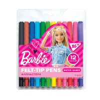 Фломастери YES 12 кольорів Barbie (650465)