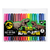Фломастеры YES 18 цветов Jurassic World (650496)