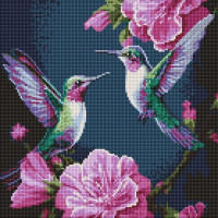 Алмазна мозаїка Казкові птахи art_selena_ua 40х40 Ідейка (AMO20025)