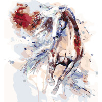 Картина за номерами Кінь №5 рос. у кор. 40*40см (10шт) Danko Toys код: KpN-02-05